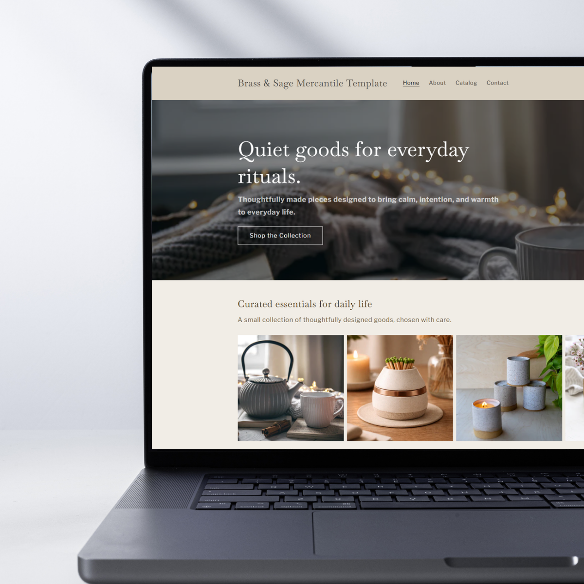 Brass & Sage Mercantile — Shopify Theme for Slow Living, Boutique & Lifestyle Brands