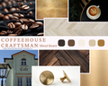 Coffeehouse Craftsman Mood Board Kit