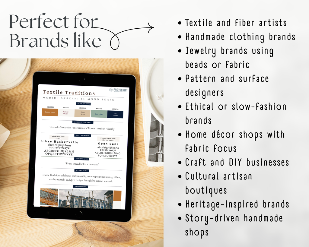 Textile Traditions Mood Board Kit