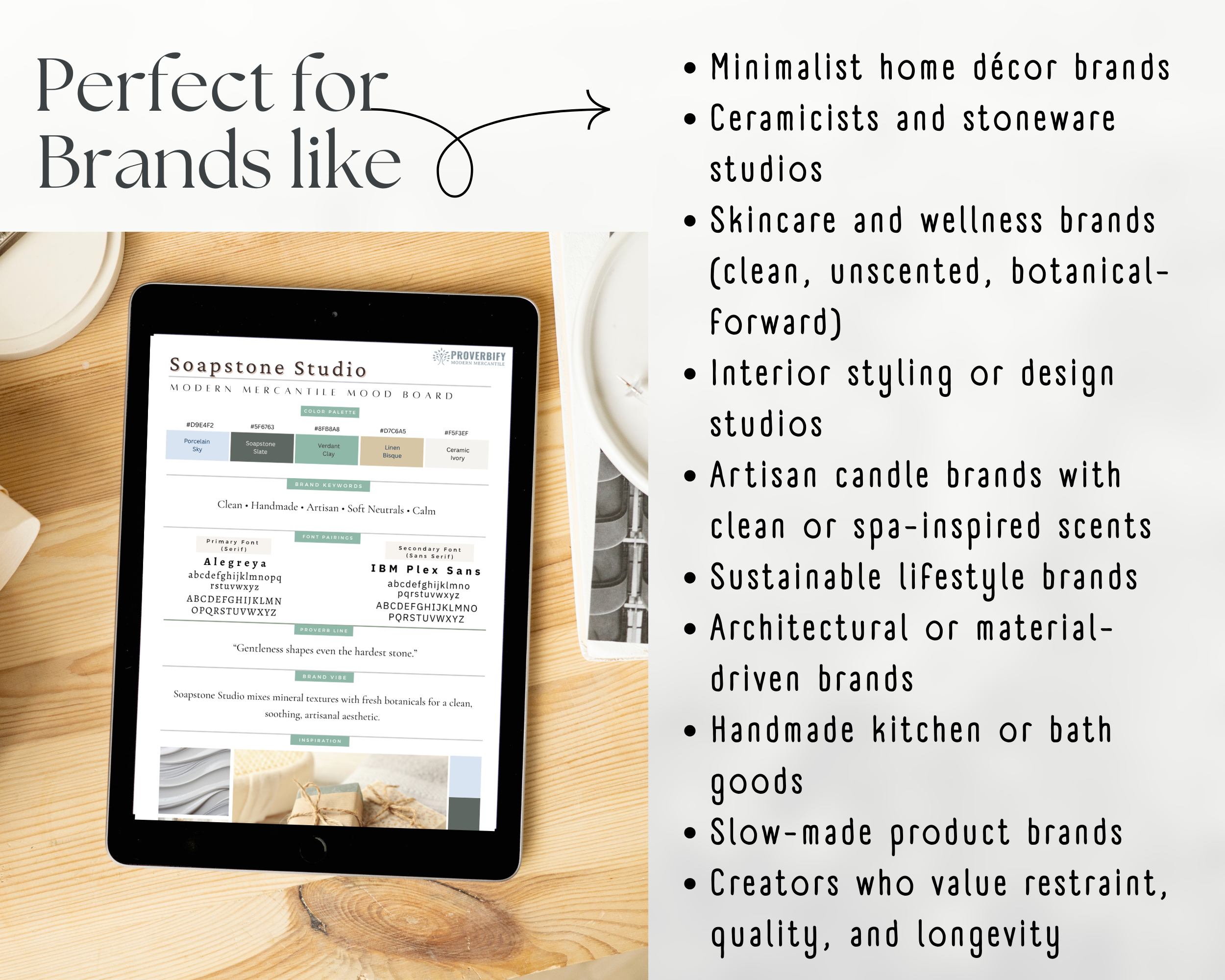 Soapstone Studio Mood Board Kit