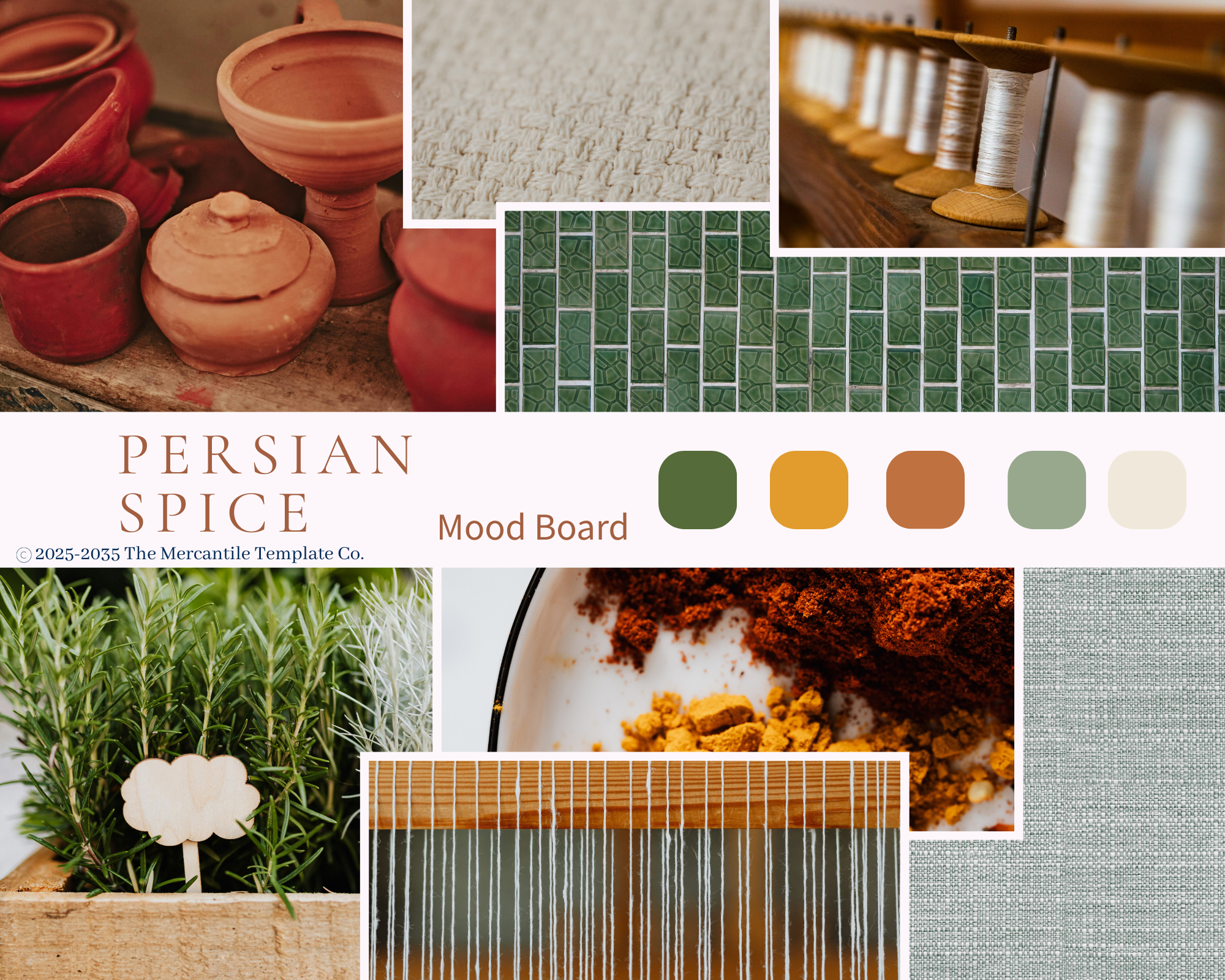 Persian Spice Mood Board Kit