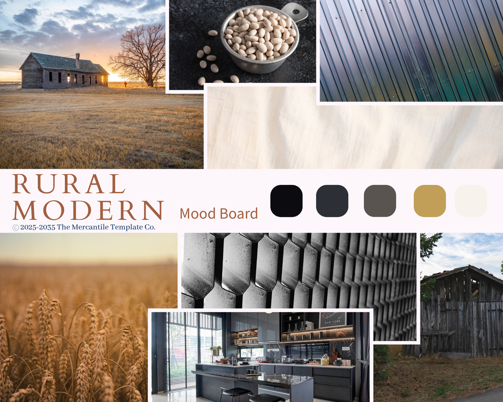 Rural Modern Mood Board Kit