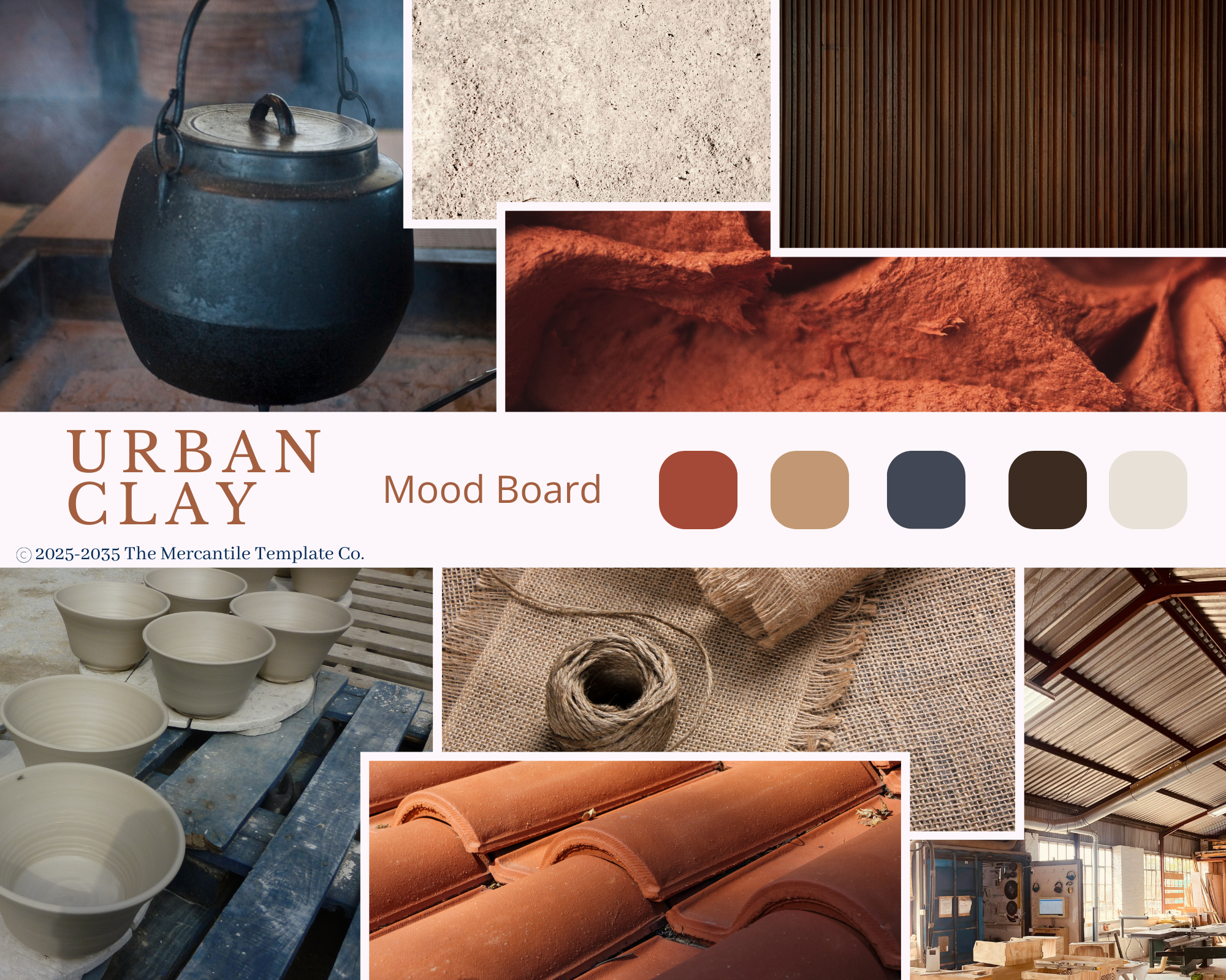 Urban Clay Mood Board Kit