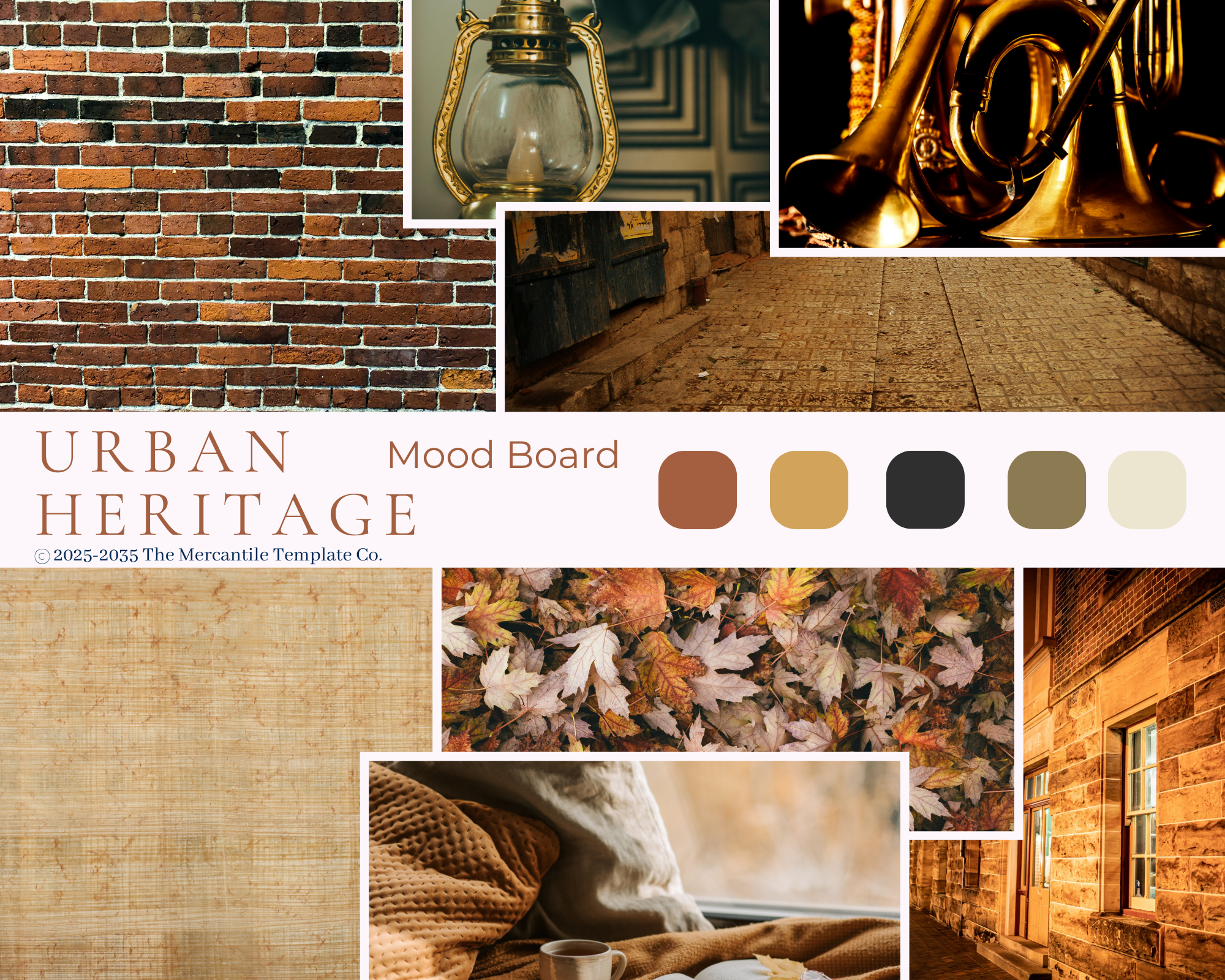 Urban Heritage Mood Board Kit