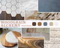 Woodgrain Alchemy Mood Board Kit