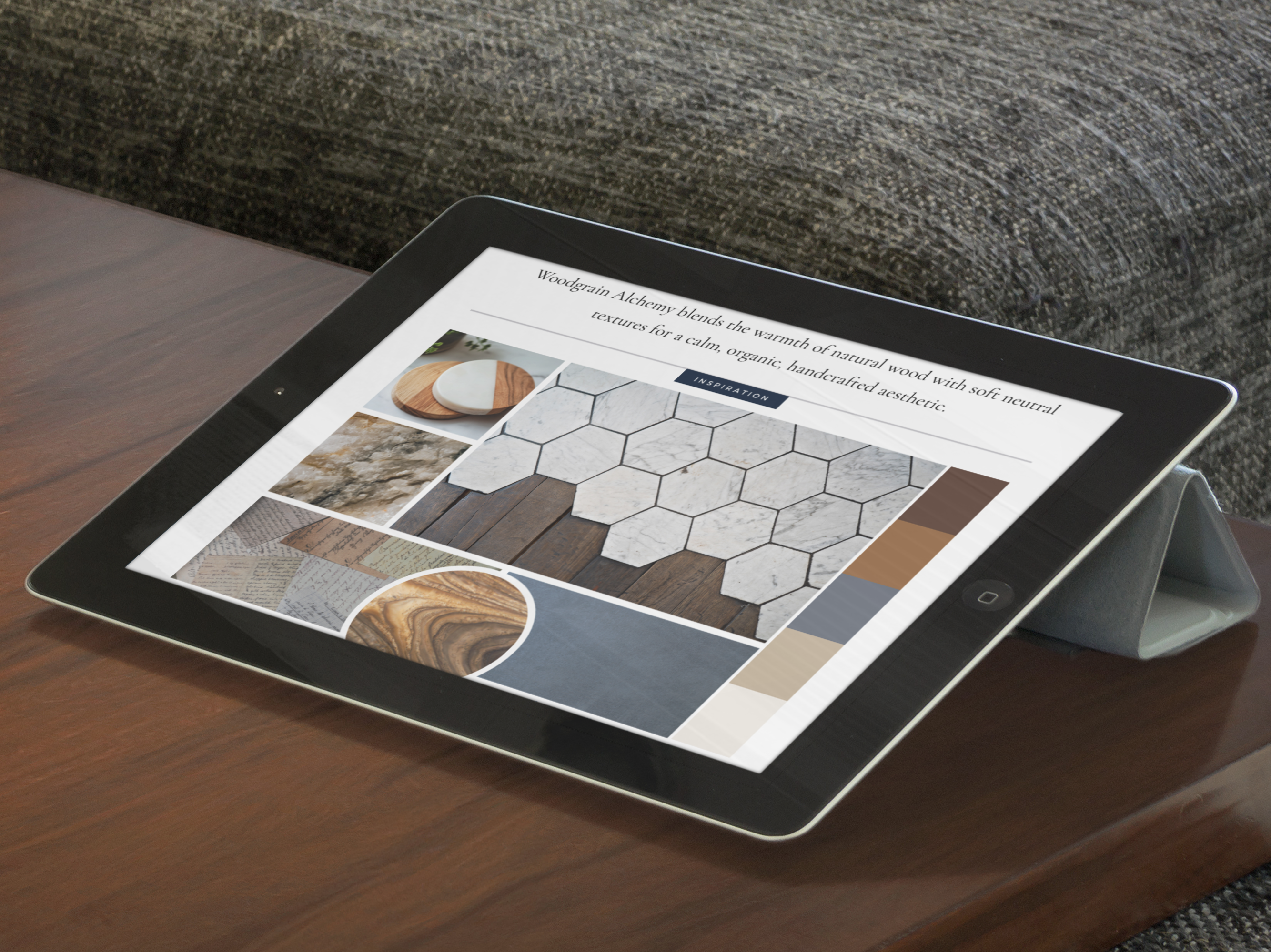 Woodgrain Alchemy Mood Board Kit